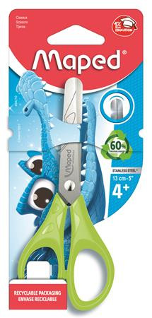 Olló, iskolai, 13 cm, MAPED Essentials Pulse, vegyes színek (IMA464210)