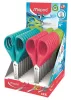Olló display, iskolai, 13 cm, MAPED Essentials Pulse, vegyes színek (IMA464212)