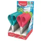 Olló display, iskolai, 13 cm, MAPED Essentials Pulse, vegyes színek (IMA464212)