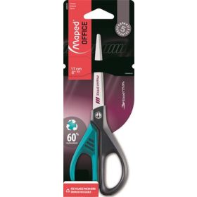   Olló, irodai, 17 cm, MAPED Essentials Green Deco, vegyes színek (IMA468002)