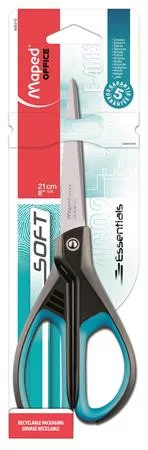 Olló, irodai, 21 cm, MAPED Essentials Soft (IMA468310)
