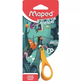   Olló, óvodai, 12 cm, MAPED Jungle Fever Vivo, vegyes színek (IMA472000)