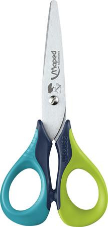 Olló, iskolai, 13 cm, balkezes, MAPED Sensoft (IMA484590)