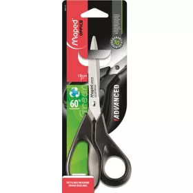 Olló, irodai, 18 cm, MAPED Advanced Green (IMA498110)
