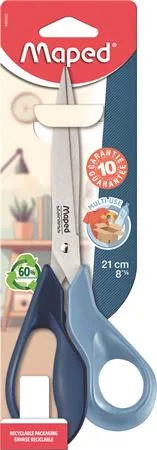 Olló, általános, 21 cm, MAPED „Multiuse Advanced Asym”, vegyes színek (IMA499100)