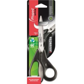 Olló, irodai, 21 cm, MAPED Advanced Green (IMA499110)