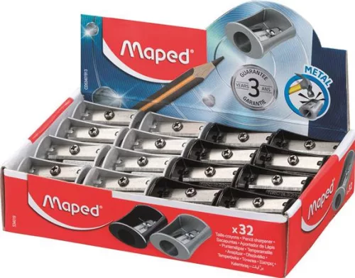 Hegyező display, egylyukú, fém, MAPED Satellite, vegyes színek (IMA534019)