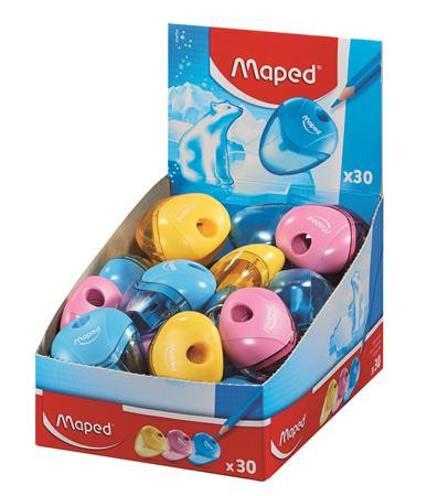 Hegyező display, egylyukú, tartályos, MAPED I-Gloo, vegyes színek (IMA534754)