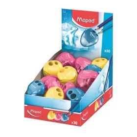   Hegyező display, kétlyukú, tartályos, MAPED I-Gloo, vegyes színek (IMA534756)