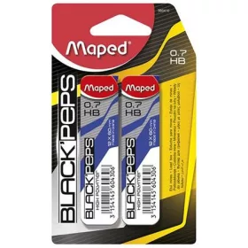   Grafitbél, 0,7 mm, HB, 2x12 szálas, MAPED Black Peps (IMA560410)