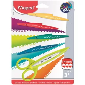   Olló, kreatív, cserélhető penge, MAPED Créa Cut, 5 különböző minta (IMA601006)