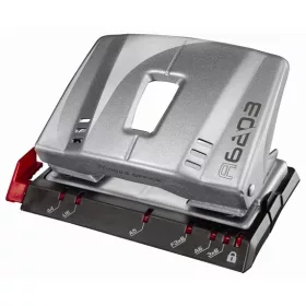   Lyukasztó, kétlyukú, 25 lap, fém, MAPED Advanced, szürke (IMA620310)