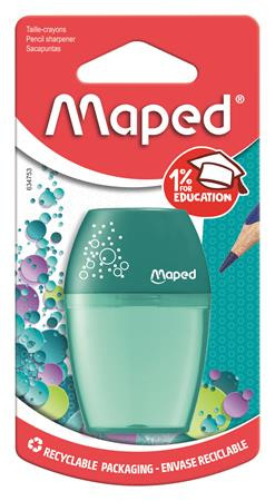 Hegyező, egylyukú, tartályos, MAPED Shaker, vegyes színek (IMA634753)