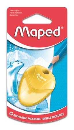 Hegyező, egylyukú, tartályos, MAPED I-Gloo, vegyes színek (IMA634754)