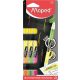 Szövegkiemelő készlet, 1-5 mm, kétvégű, MAPED Fluo Peps Duo, vegyes színek (IMA734127)