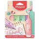 Szövegkiemelő készlet, 1-5 mm, MAPED Fluo Peps Flex Pastel, pasztell szín, vegyes készletek (IMA740308)