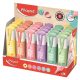 Szövegkiemelő display, 1-5 mm, MAPED Fluo Peps Flex Pastel, pasztell szín (IMA740310)