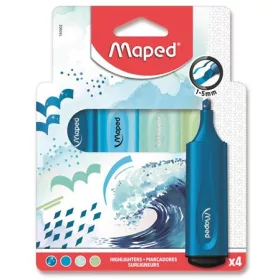   Szövegkiemelő készlet, 1-5 mm, MAPED Fluo Peps Assorted, vegyes színek (IMA740902)