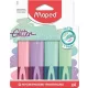 Szövegkiemelő készlet, 1-5 mm, MAPED Glitter Fluo Peps, vegyes pasztell színek (IMA742046)