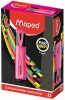 Szövegkiemelő, 1-5 mm, MAPED Fluo Peps Classic, rózsaszín (IMA742536)
