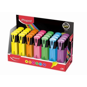   Szövegkiemelő display, 1-5 mm, MAPED Fluo Peps Classic, vegyes színek (IMA742537)