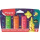 Szövegkiemelő készlet, 1-5 mm, MAPED Pixel Party Mini, 4 különböző szín (IMA743602)