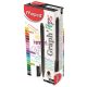 Tűfilc, 0,4 mm, MAPED Graph'Peps, fekete (IMA749111)