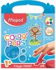 Ujjfesték, alap színek, 4x80 g, MAPED (IMA812510)