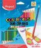 Színes ceruza készlet, háromszögletű, kétvégű, MAPED Color'Peps Duo, 48 különböző szín (IMA829602)