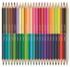 Színes ceruza készlet, háromszögletű, kétvégű, MAPED Color'Peps Duo, 48 különböző szín (IMA829602)