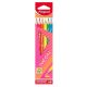 Színes ceruza készlet, háromszögletű, MAPED Neon, 6 különböző szín (IMA831801)