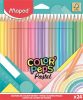 Színes ceruza készlet, háromszögletű, MAPED Color'Peps Pastel, 24 különböző pasztell szín (IMA831880)