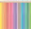Színes ceruza készlet, háromszögletű, MAPED Color'Peps Pastel, 24 különböző pasztell szín (IMA831880)