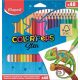 Színes ceruza készlet, háromszögletű, MAPED Color'Peps Star, 48 különböző szín (IMA832048)