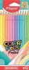 Színes ceruza készlet, háromszögletű, MAPED Color'Peps Pastel, 12 különböző pasztell szín (IMA832069)