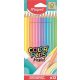 Színes ceruza készlet, háromszögletű, MAPED Color'Peps Pastel, 12 különböző pasztell szín (IMA832069)