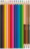 Színes ceruza készlet, háromszögletű, MAPED Color'Peps World, 12 különböző szín + 3 kétvégű bőrtónus ceruza (IMA832071)
