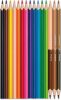 Színes ceruza készlet, háromszögletű, MAPED Color'Peps World, 12 különböző szín + 3 kétvégű bőrtónus ceruza (IMA832071)