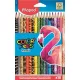 Színes ceruza készlet, háromszögletű, MAPED Color'Peps Animal, 18 különböző szín (IMA832218)
