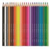 Akvarell ceruza készlet, háromszögletű, ecsettel, MAPED Color'Peps, 24 különböző szín (IMA836013)