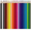 Akvarell ceruza készlet, háromszögletű, ecsettel, MAPED Color'Peps, 24 különböző szín (IMA836013)