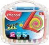 Zsírkréta, kitekerhető, MAPED Color'Peps GEL, 10 különböző szín (IMA836310)