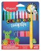 Filctoll készlet, 3,7 mm, kimosható, MAPED „Color'Peps Long Life 2”, 12 különböző szín (IMA844000)