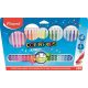 Filctoll készlet, mosható, MAPED Color'Peps Long Life, 24 különböző szín (IMA845022)