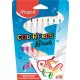 Filctoll készlet, kimosható, ecsetjellegű, MAPED Color 'Peps Brush, 10 különböző szín (IMA848010)