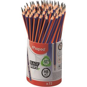   Grafitceruza, ceruzatartó, HB, háromszögletű, MAPED Black'Peps Navy (IMA850859)