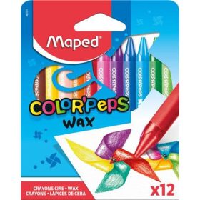   Zsírkréta, MAPED Color'Peps Wax, 12 különböző szín (IMA861011)