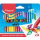 Zsírkréta, MAPED Color'Peps Wax, 18 különböző szín (IMA861012)