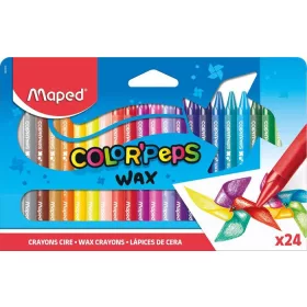   Zsírkréta, MAPED Color'Peps Wax, 24 különböző szín (IMA861013)