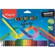 Színes ceruza készlet, háromszögletű, MAPED Color'Peps INFINITY, 24 különböző szín (IMA861601)